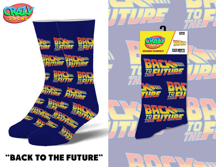 Back To The Future Socks