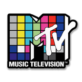 MTV Color Block Logo Sticker