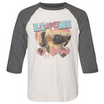E.T. Loves Me Vintage Heart Raglan T-Shirt retro product image