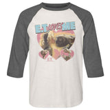 E.T. Loves Me Vintage Heart Raglan T-Shirt retro product image