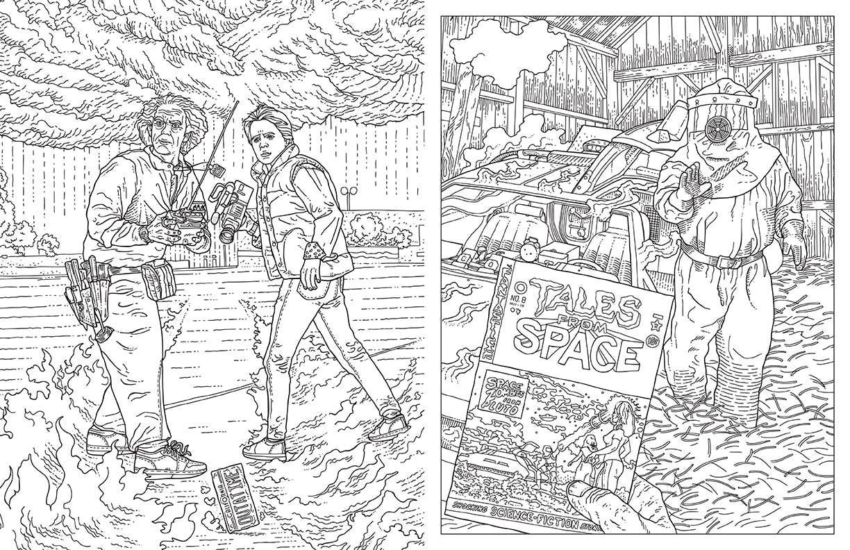 Back to the Future: The Official Coloring Book