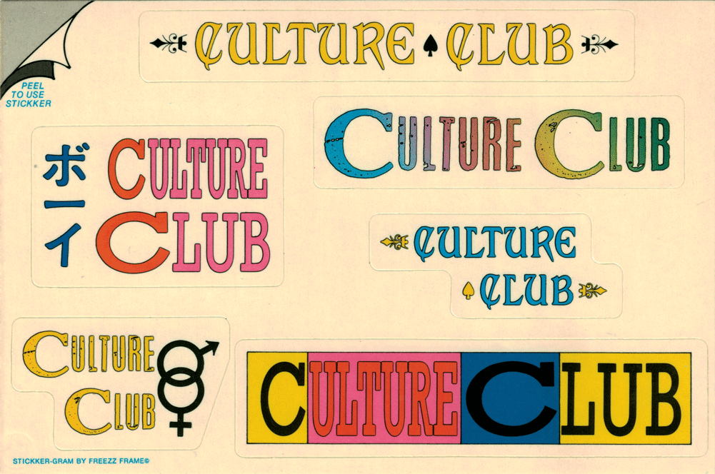 Culture Club - Logo - Set Of Six Stickers