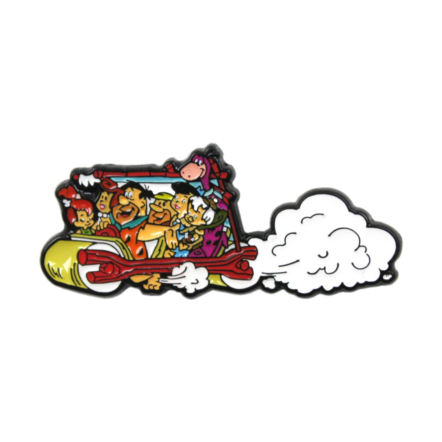 The Flintstones - Group Shot - Driving Enamel Pin