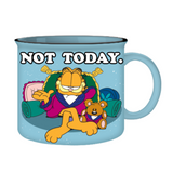 Garfield Not Today 20 Oz Ceramic Camper Mug