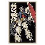 Gundam RX-78-2 Anime Manga Poster 24X36 officially licensed poster wall art