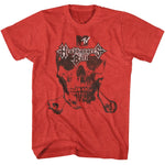 Red Headbangers Ball skull and crossbones graphic officially licensed MTV T-shirt