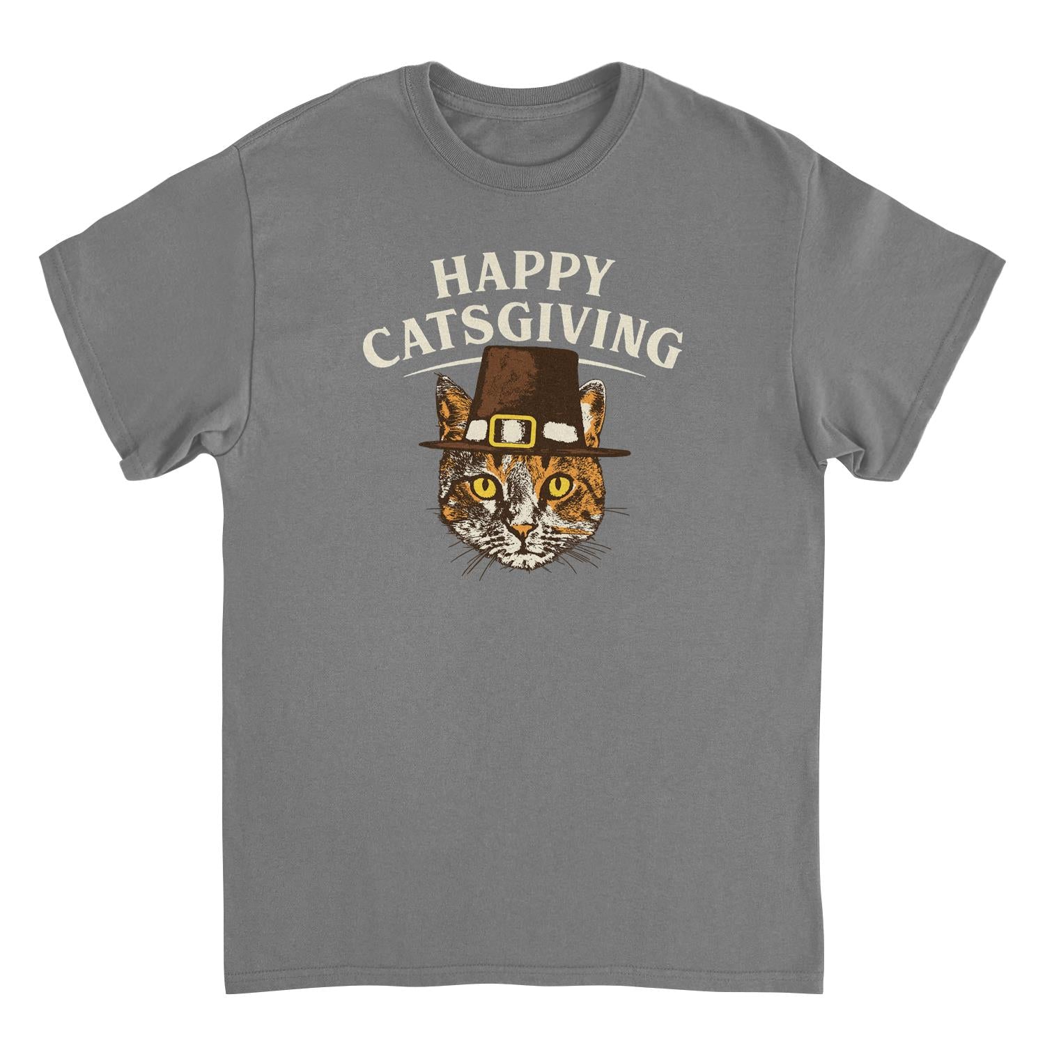 Happy Catsgiving Thanksgiving T-Shirt