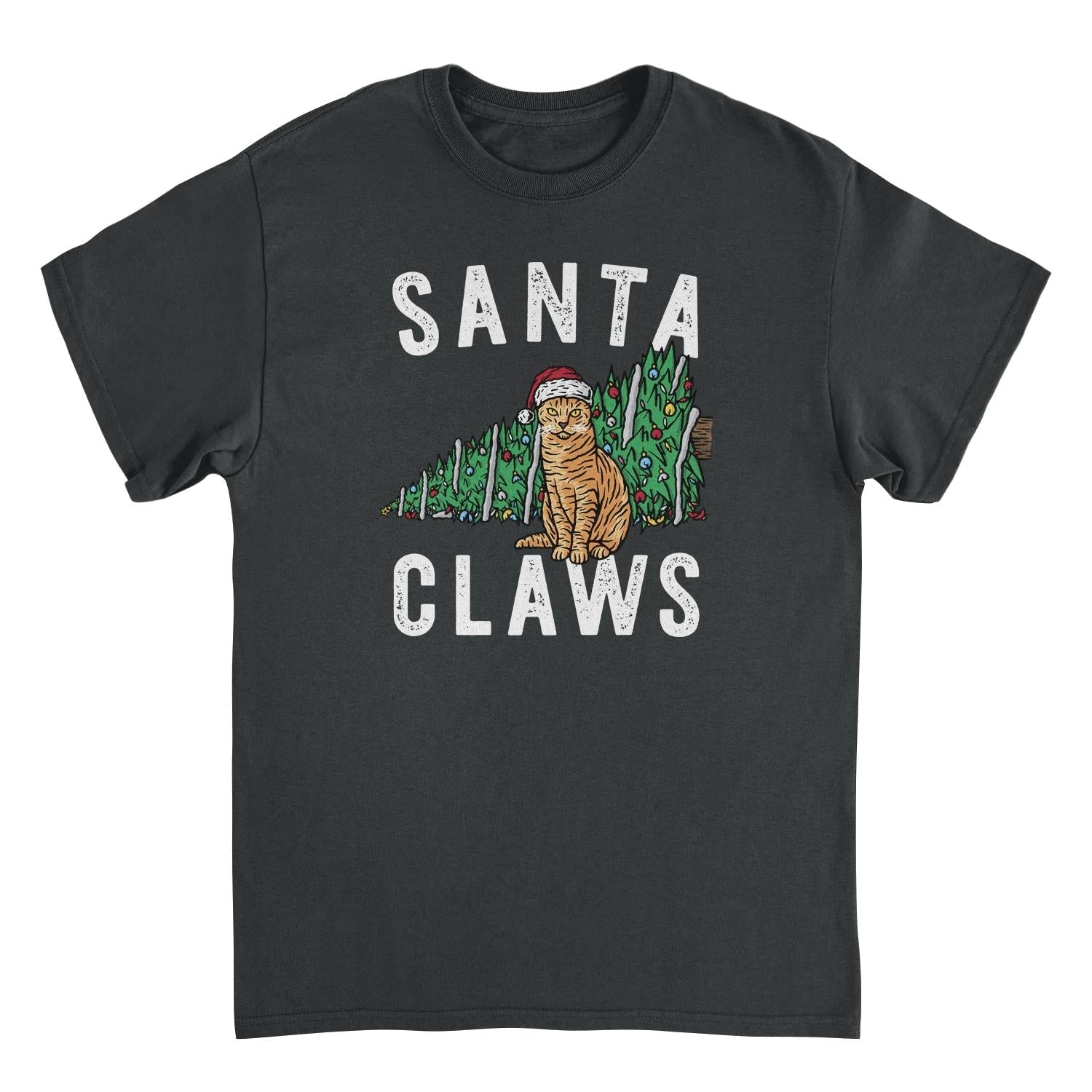 Santa Claws Retro Christmas Shirt