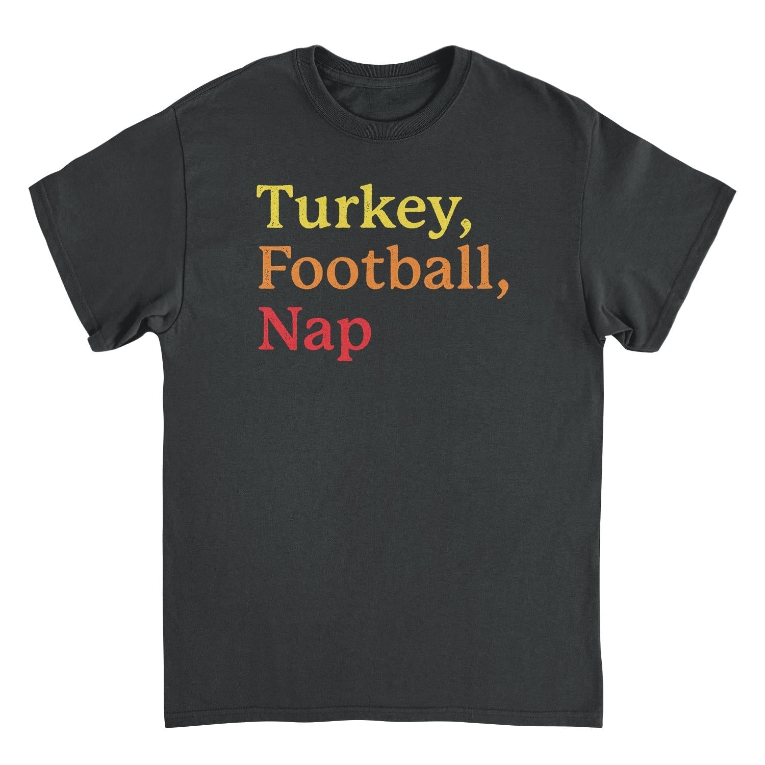 Turkey Football Nap Thanksgiving T-Shirt