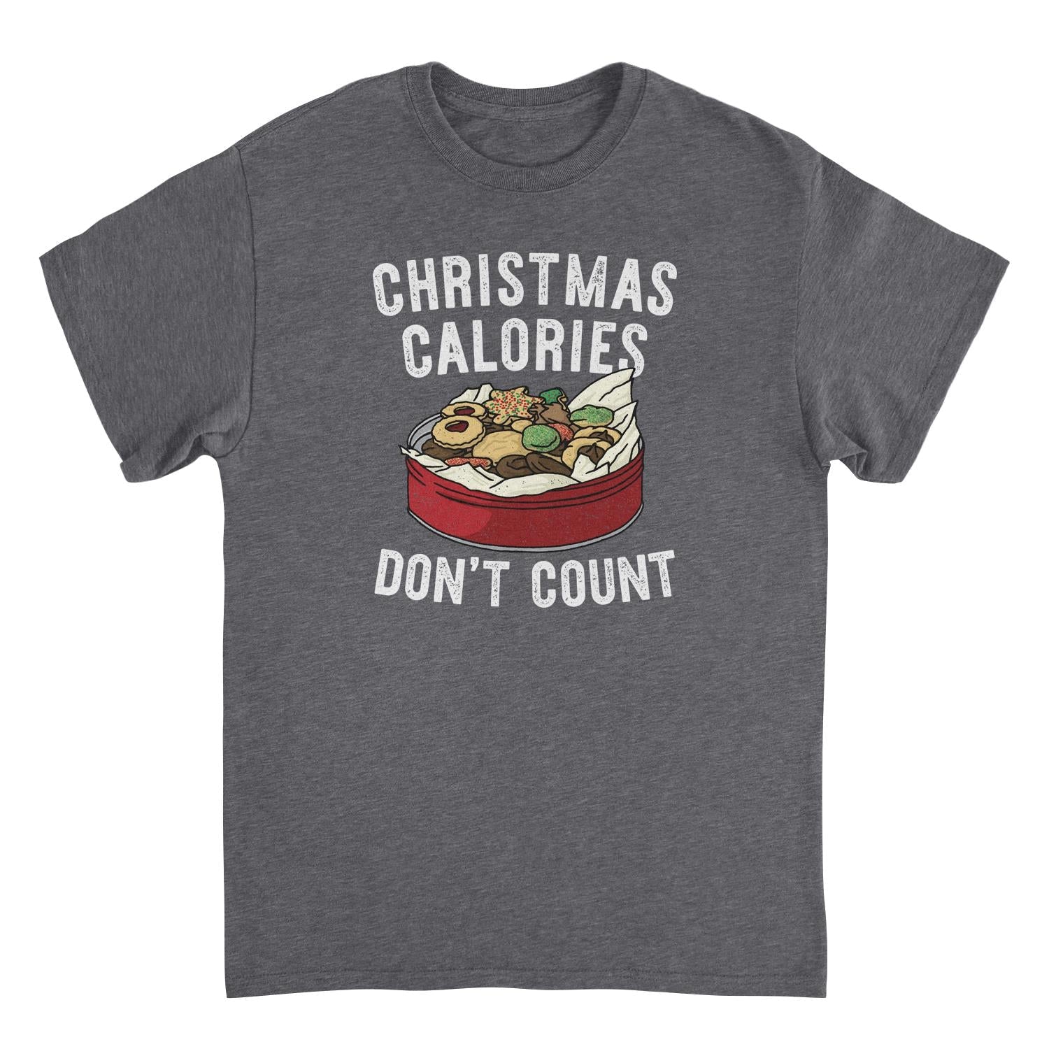 Christmas Calories Don't Count Retro Christmas Shirt