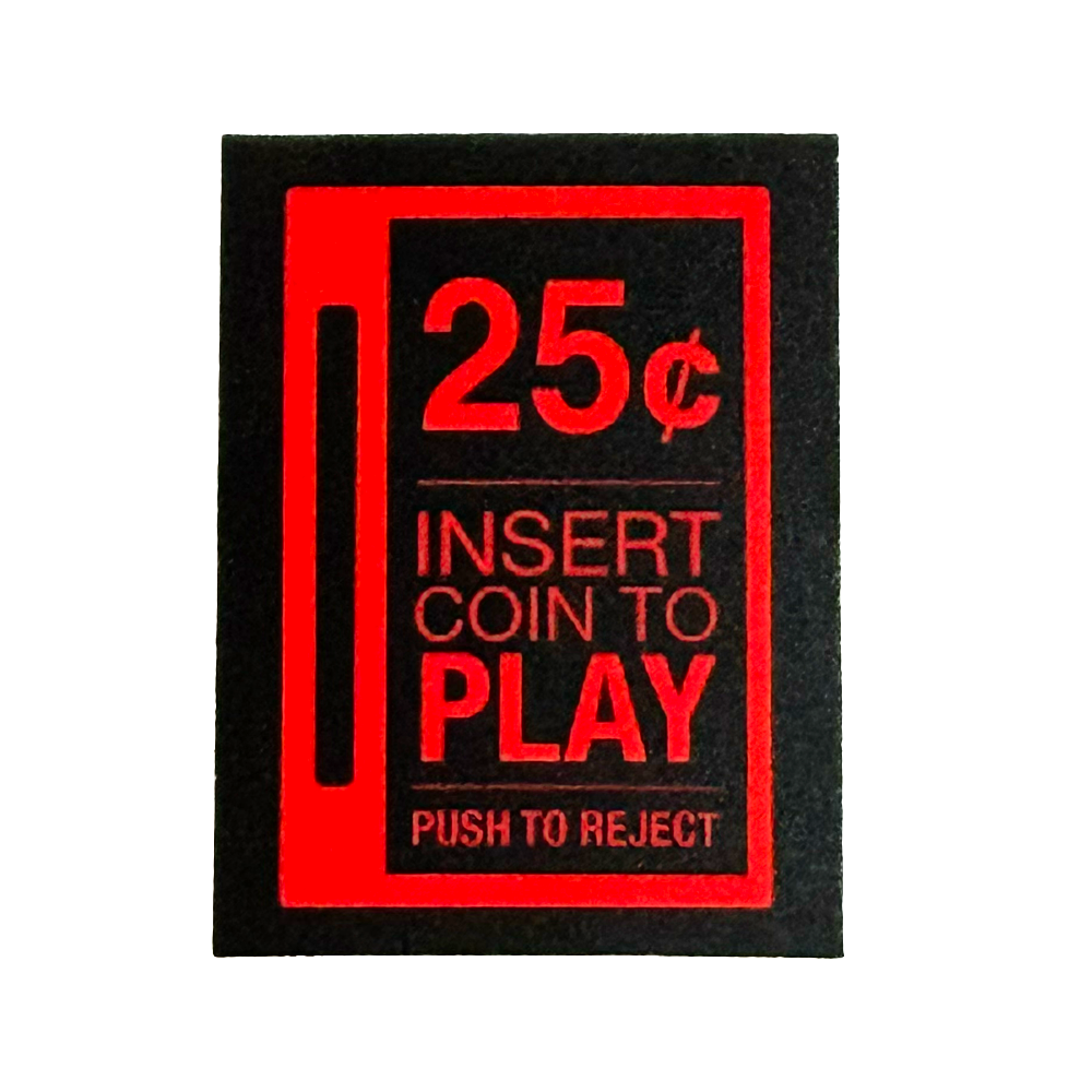 Insert Coin Sticker