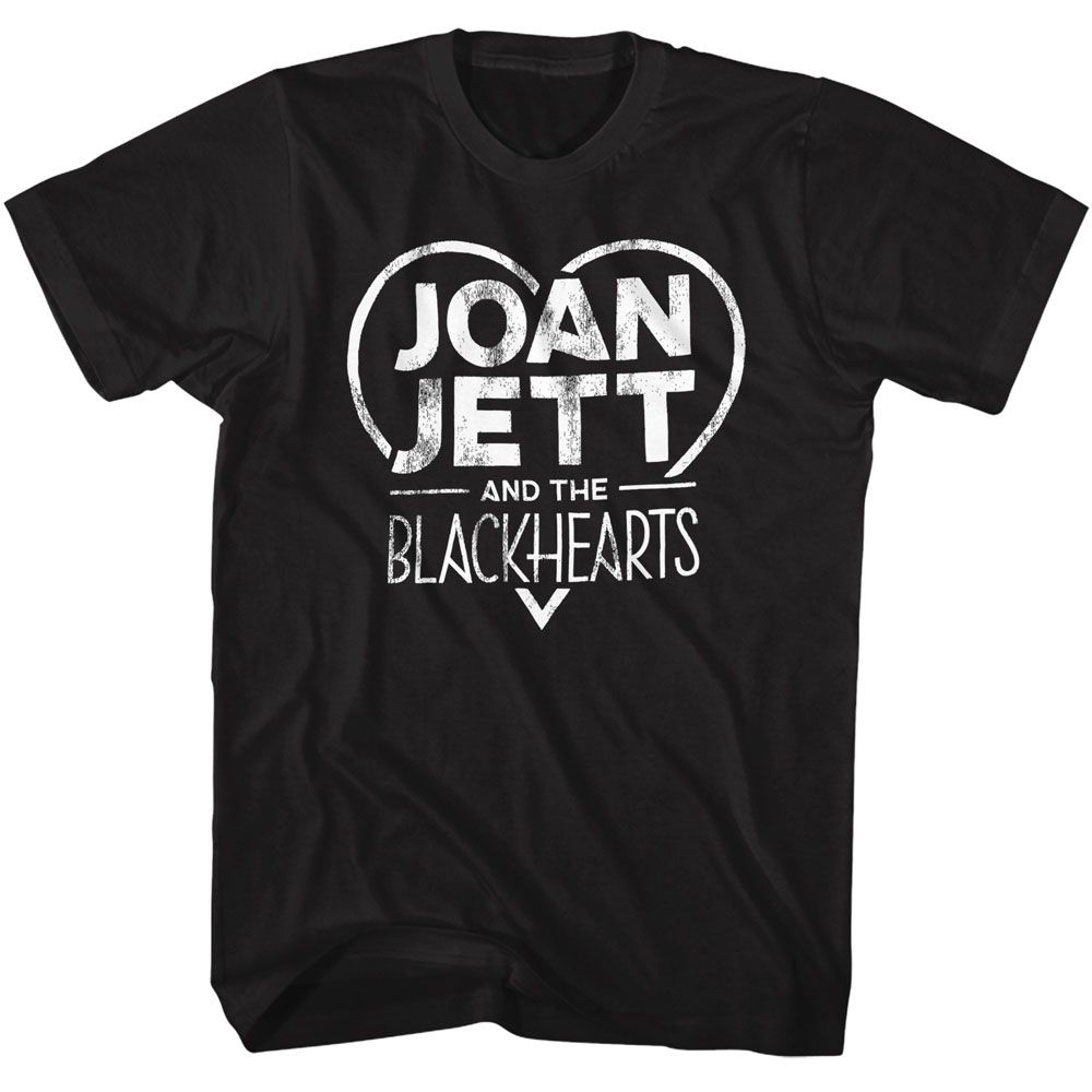 Officially licensed Joan Jett and the Blackhearts heart logo T-Shirt