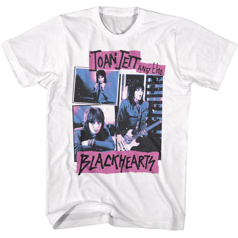 Officially licensed Joan Jett and the Blackhearts photo collage T-Shirt