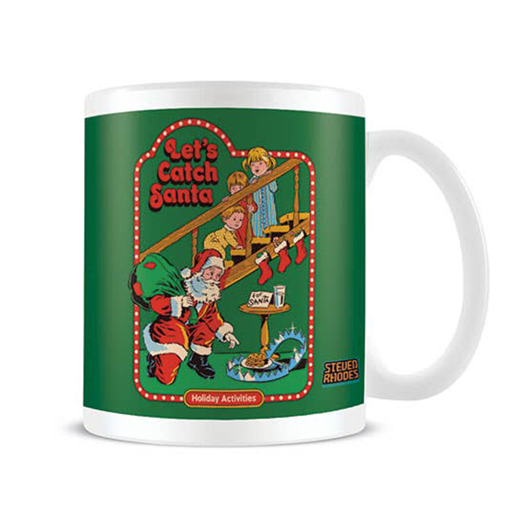 Steven Rhodes Let's Catch Santa Mug