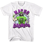 Macho Man Madness Father’s Day T-shirt featuring Randy Savage retro wrestling artwork
