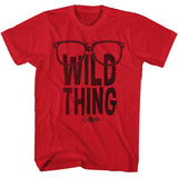 Major League Wild Thing T-shirt with glasses and skull graphic design