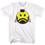 Mr. T emoji style angry face graphic officially licensed white T-shirt