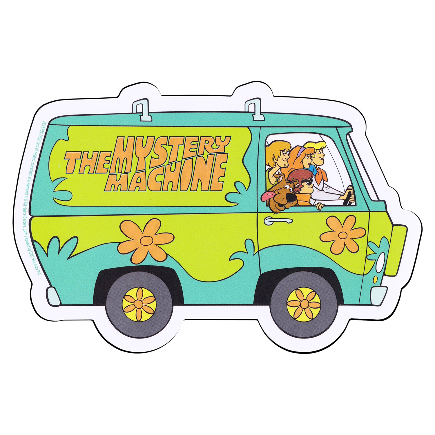 Scooby Doo - The Gang In The Mystery Machine Sticker