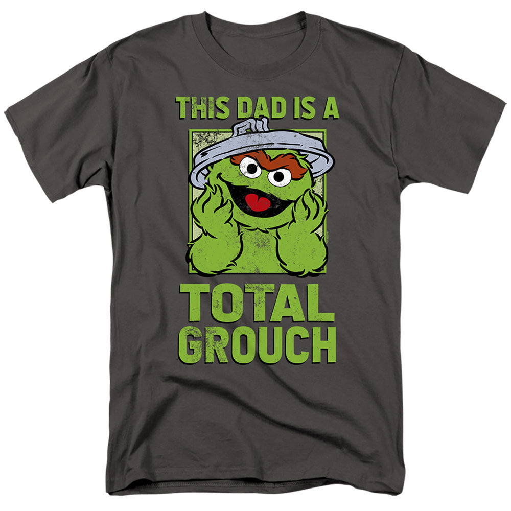 Oscar the Grouch This Dad Is a Total Grouch T-shirt featuring Sesame Street character artwork