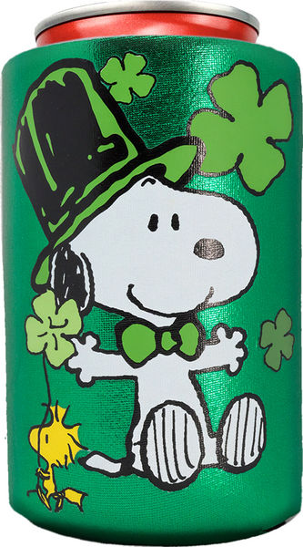 Peanuts Snoopy St. Pat's Can Cooler