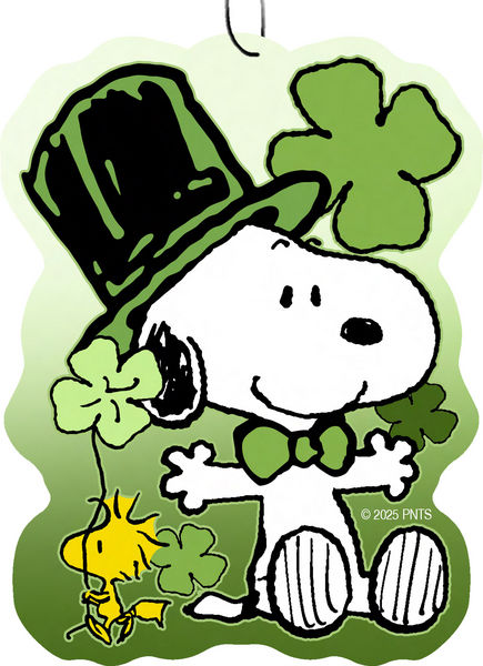 Peanuts Snoopy St. Pat's Air Freshener