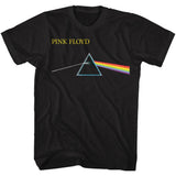 Officially licensed Pink Floyd Dark Side of the Moon prism black T-shirt
