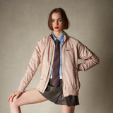 Members Only Women's Satin Bomber Jacket
