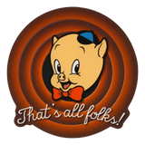 Looney Tunes - Porky Pig "That's All Folks!" Sticker