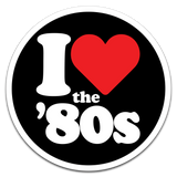 I Love the 80s Sticker