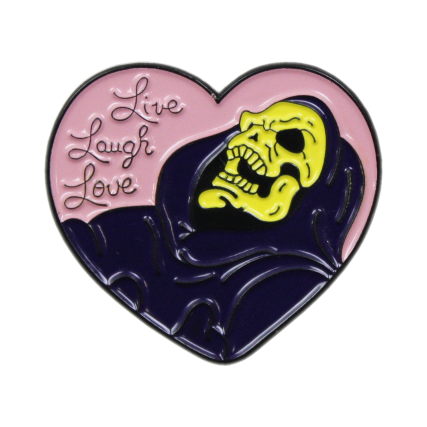 "Live Laugh Love" Enamel Pin