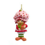 Strawberry Shortcake Christmas ornament featuring the classic character holding a pot of strawberries.