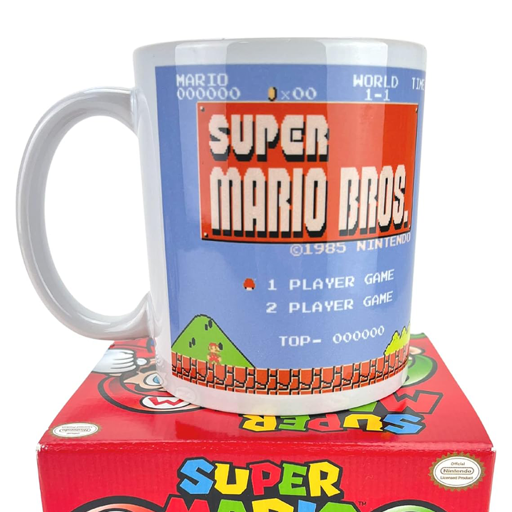 Super Mario Title Screen Mug