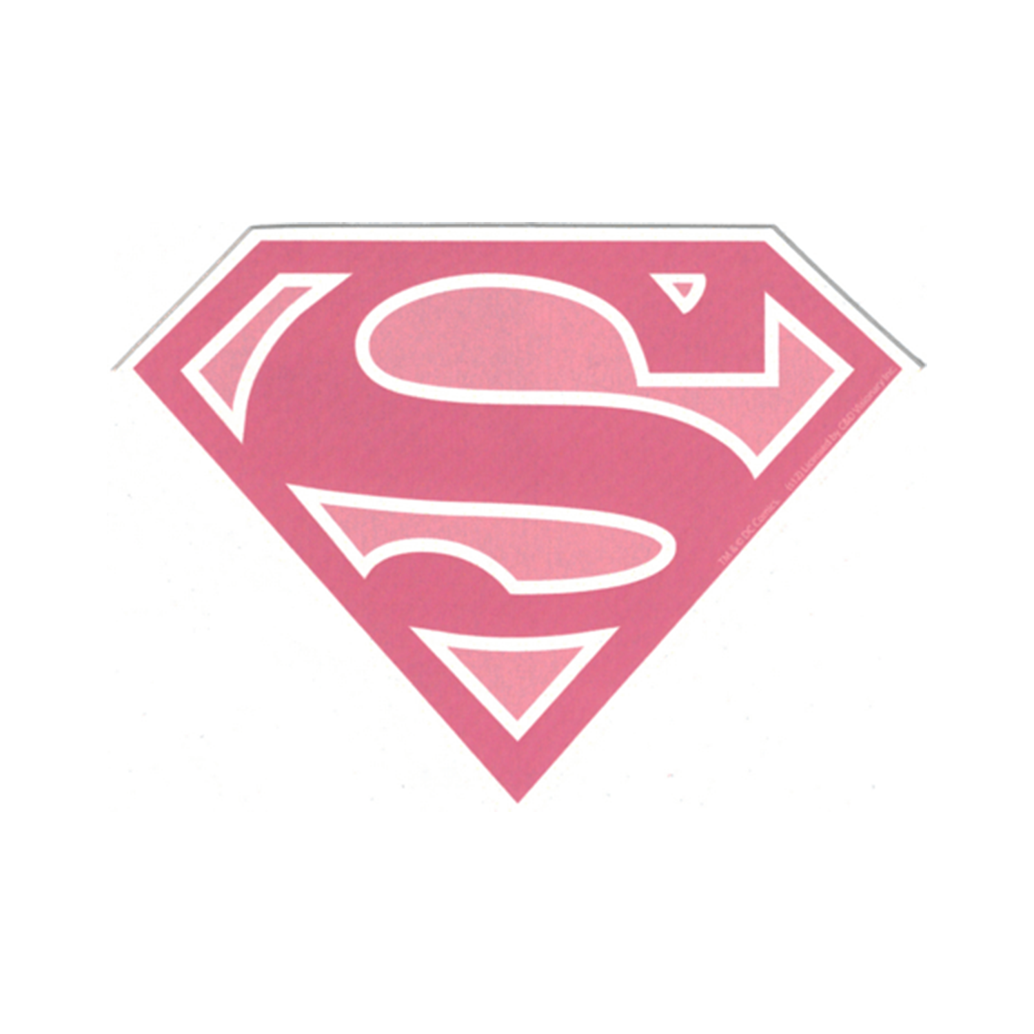 Supergirl - Pink Shield Logo Sticker