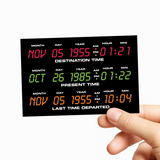 Time Travel Display Sticker