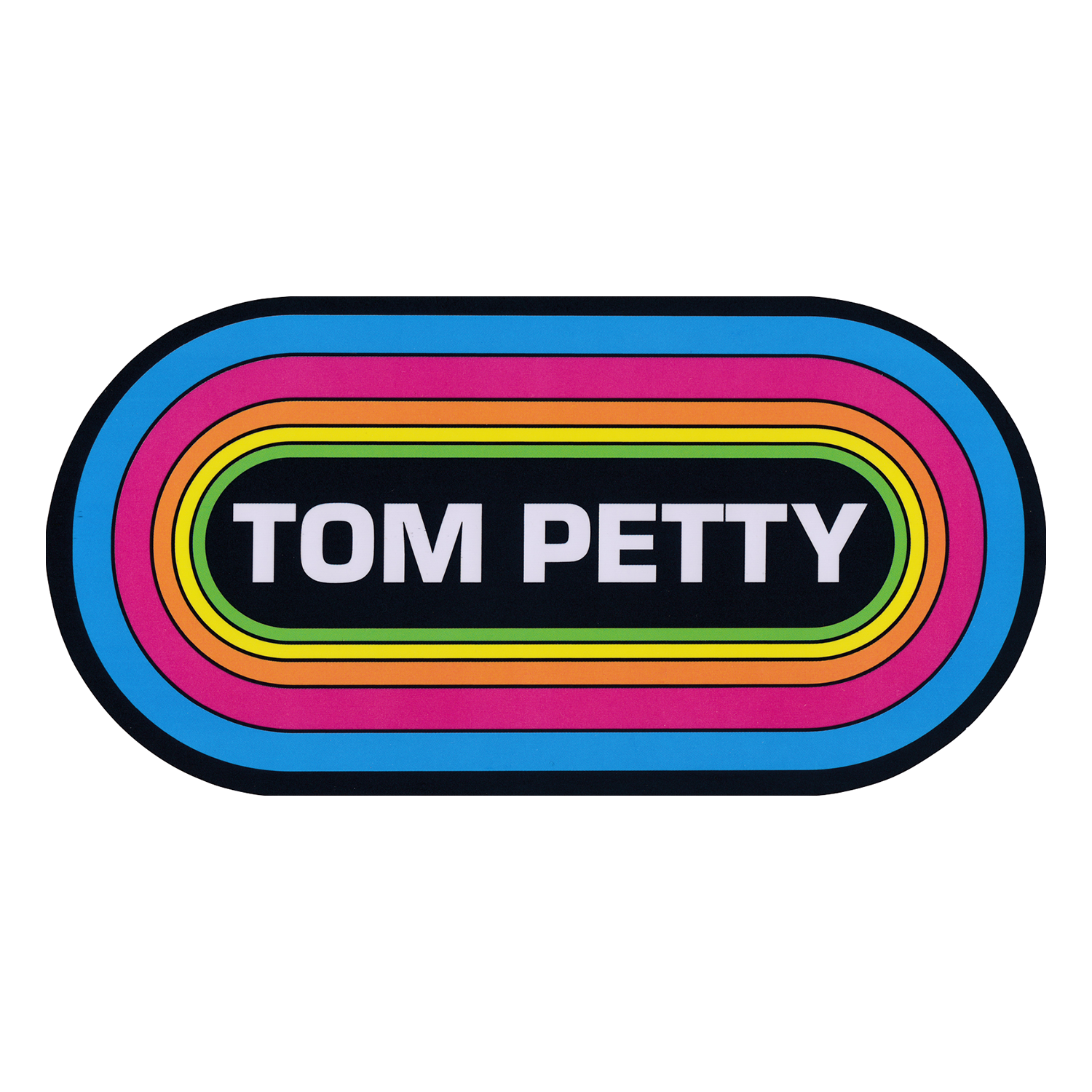 Tom Petty Rainbow Logo Sticker