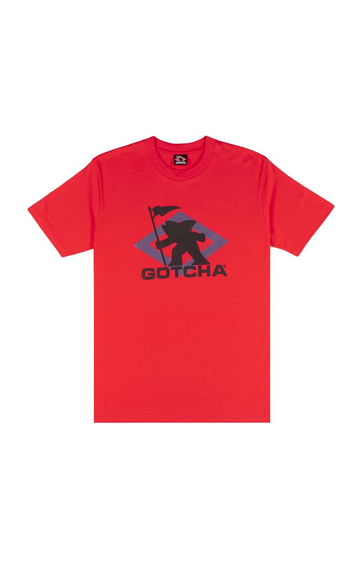 Men's Gotcha Short Sleeve Cotton T-Shirt – Classic Comfort with 80's Surf-Inspired Style
