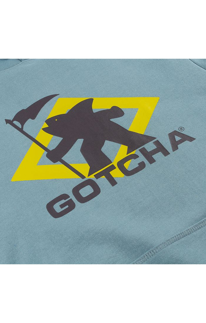 Gotcha Men’s Sharkman Fleece Hoodie – Surf-Inspired Comfort with Bold Shark Graphic