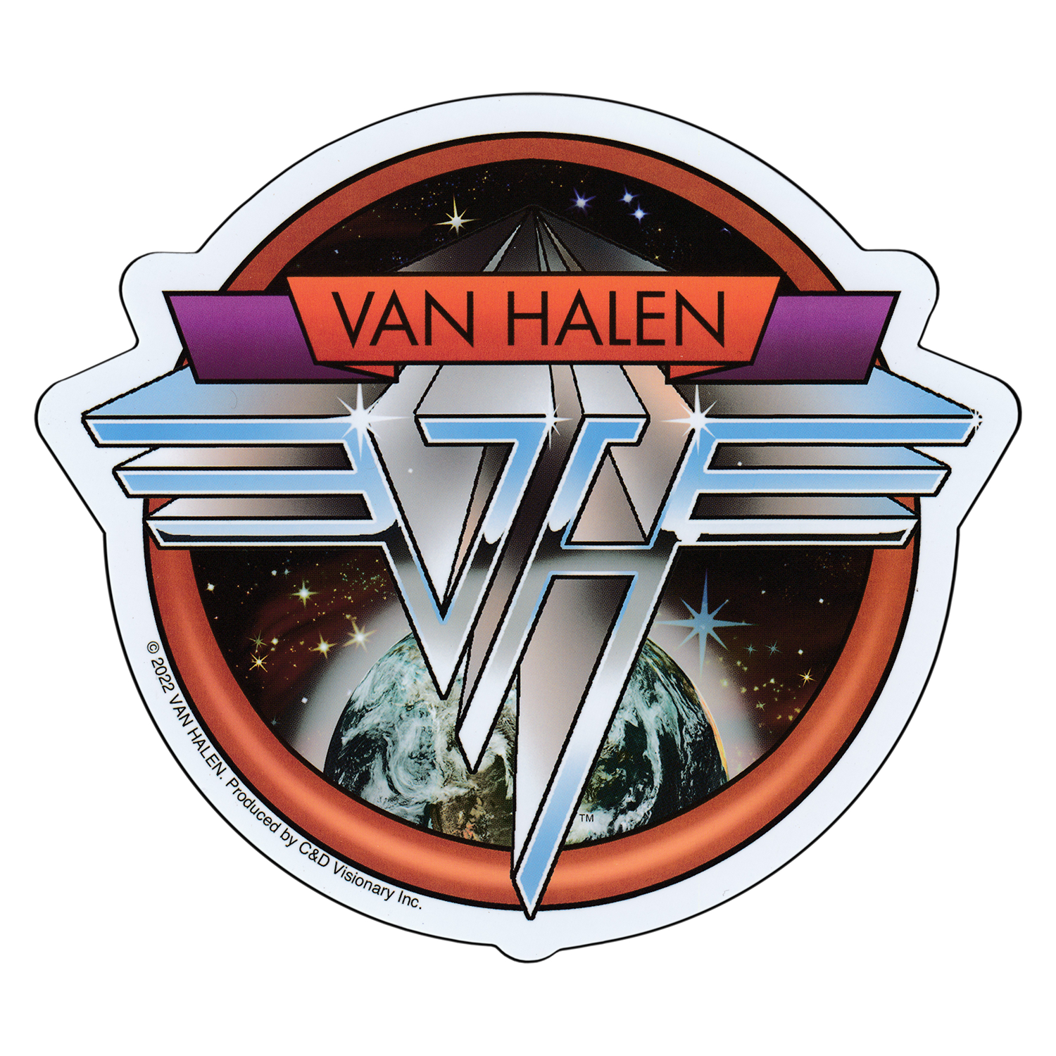 Van Halen - Space Logo Sticker