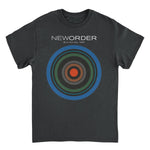 Black t-shirt with Neworder 'Blue Monday 1989' design on a white background