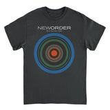 Black t-shirt with Neworder 'Blue Monday 1989' design on a white background