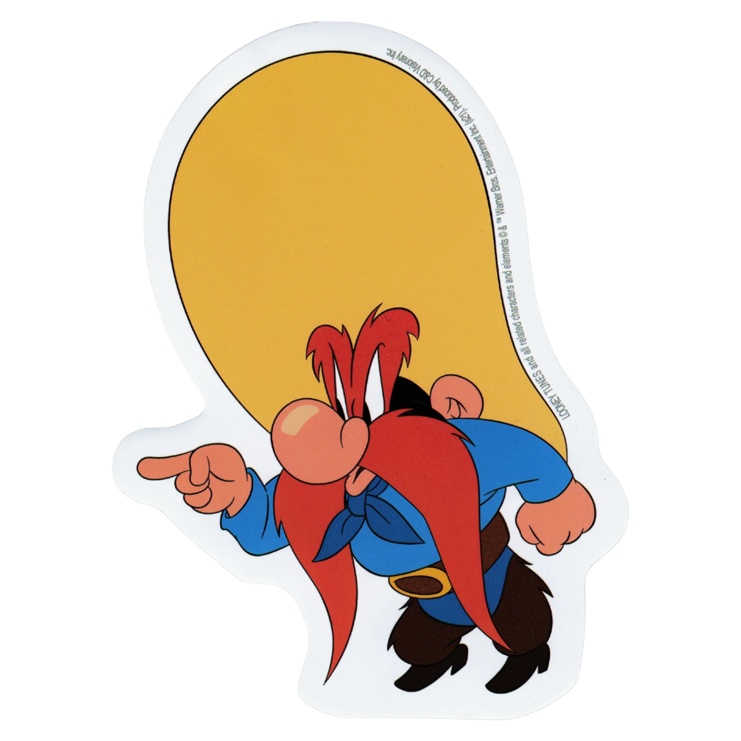 Looney Tunes - Yosemite Sam Sticker – Rerun the 80s